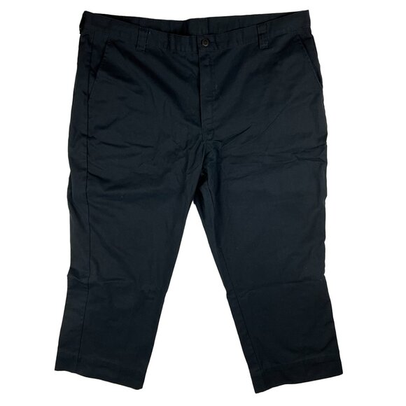 Dickies Black Work Pants Workwear Straight Leg Original Fit Chinos Big and Tall - Picture 1 of 12